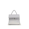 Moschino White Calf Leather Bos Taurus Handbag